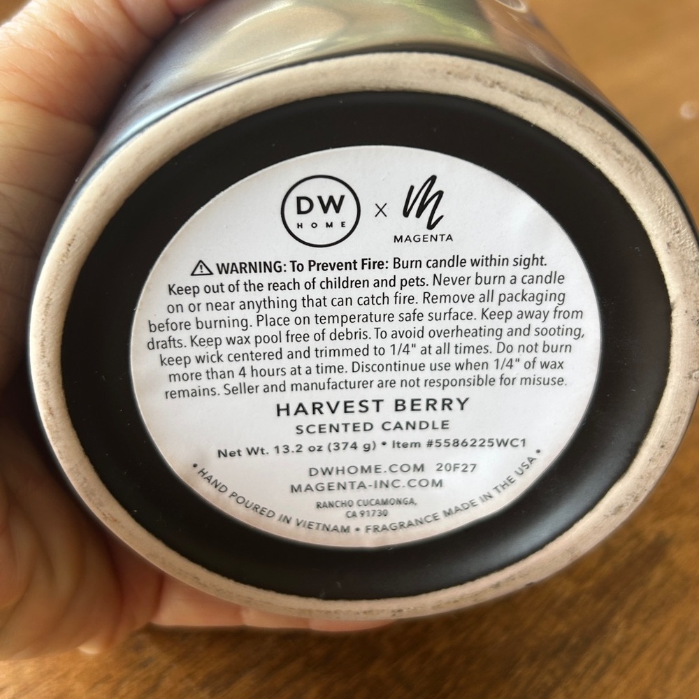 Black 'Boo' Candle - Picture 5 of 5